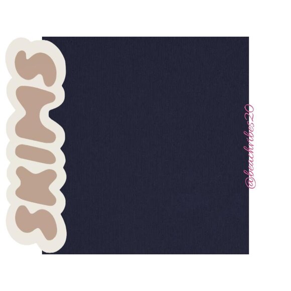 SKIMS Fits Everybody Long Slip Dress Navy Small NWOT - Picture 5 of 5